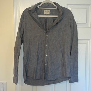 Grey Chambray Long Sleeve Shirt